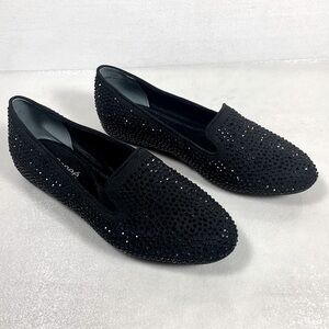 NEW J.Renee Sz 7.5W Women’s Hanuko Rhinestone Ballet Flat in Black